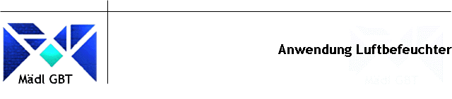 Anwendung Luftbefeuchter