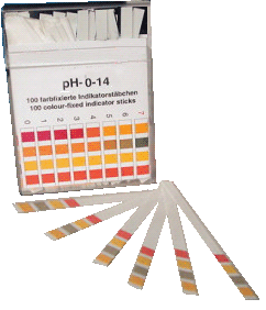 Teststbchen pH